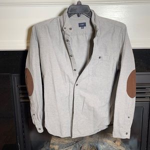 J Crew Elbow Patch Button Down Size M